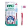 GUM TRAV-LER BROSSETTES INTERDENTAIRES TAILLE 4 1.4MM 6 PIECES