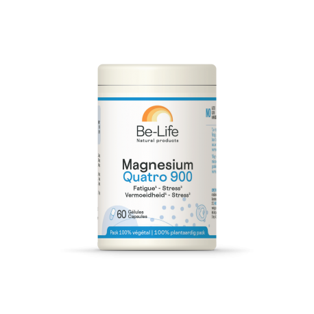 MAGNESIUM QUATRO 900 BE-LIFE 60 GELULES ACIDO RESISTANTES