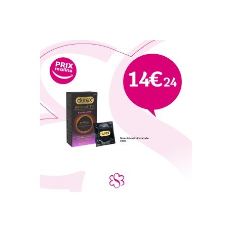 DUREX INTENSITY SANS LATEX EXTRA LUBE 10 CONDOMS