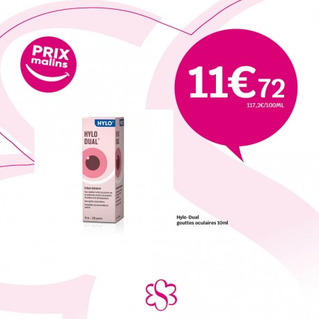 HYLO-DUAL COLLYRE 10 ML