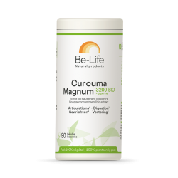 be-life curcuma 2400 bio 60 gelules