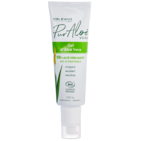 PURE ALOE GEL ALOE VERA BIO TUBE 125 ML