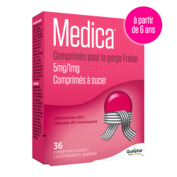 MEDICA FRAISE 36 COMP A SUCER