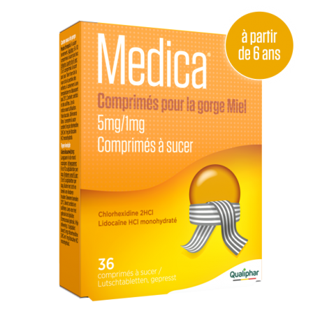 MEDICA MIEL CITRON 36 COMP A SUCER
