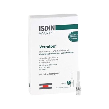 ISDIN VERRUTOP 4 AMPOULES TRAITEMENT DES VERRUES DIFFICILES