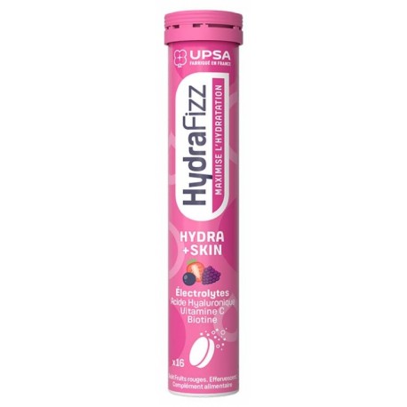 HYDRAFIZZ HYDRA+ SKIN FRUITS ROUGES 16 COMPRIMES EFFERVESCENTS