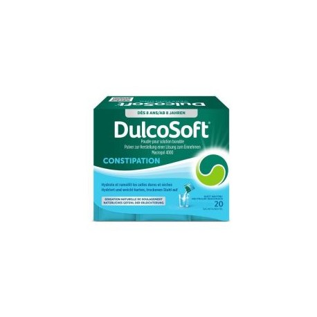 DULCOSOFT POUDRE POUR SOLUTION BUVABLE 20 SACHETS