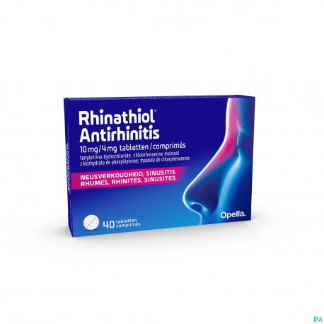 RHINATHIOL ANTIRHINITIS 40 COMP