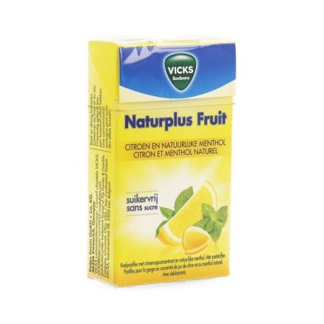 VICKS PASTILLES CITRON SANS SUCRE 40 GR